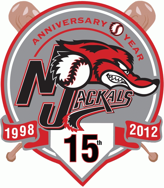 New Jersey Jackals 2012 Anniversary Logo iron on heat transfer